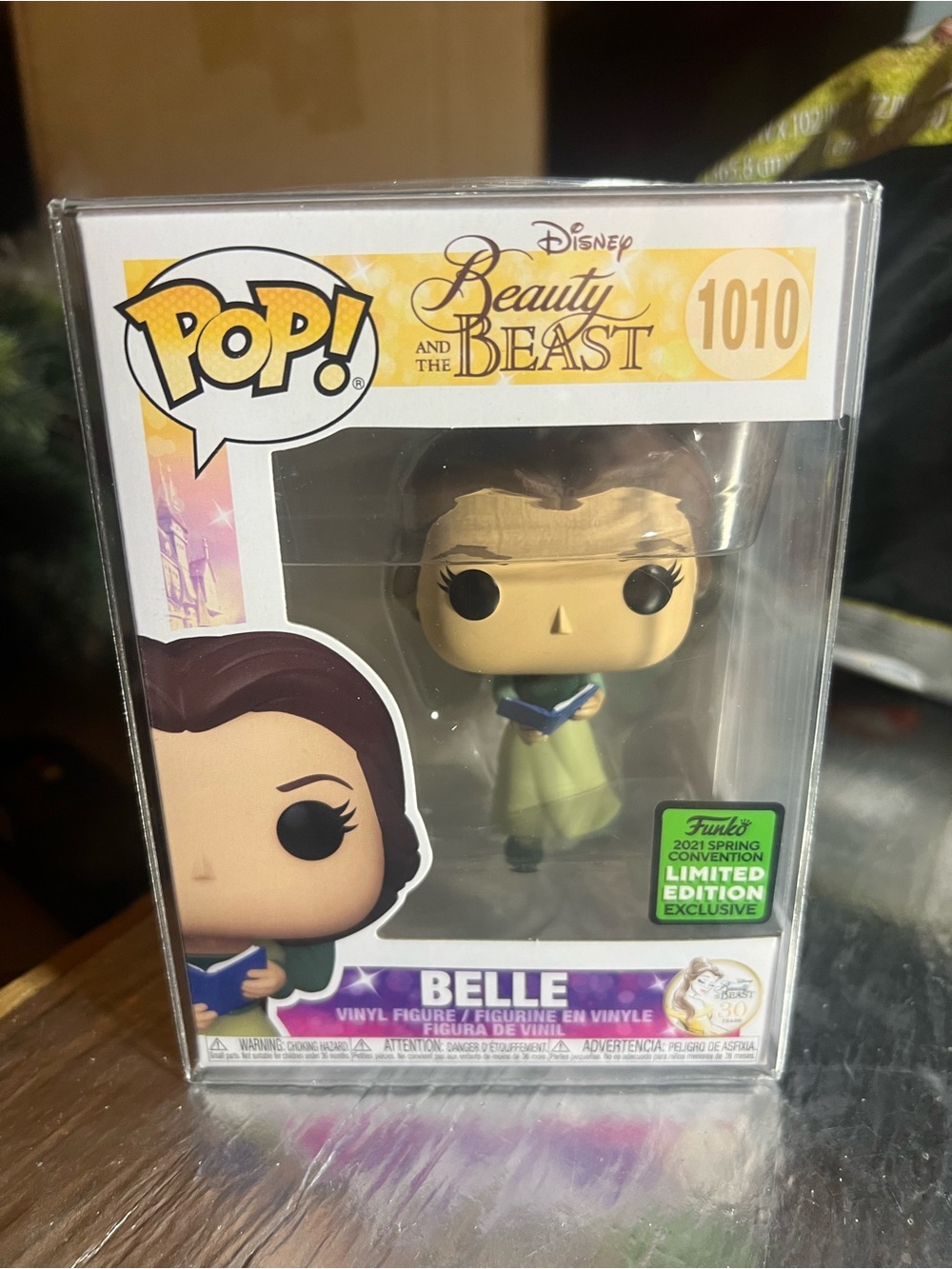 Funko Belle in Yellow Dress with Blue Book